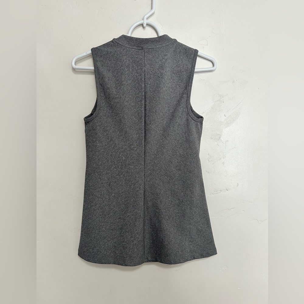 Athleta Grey Bayview tank mock neck size small - Picture 2 of 6